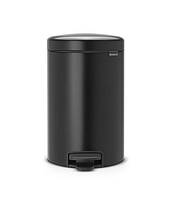 Мусорный бак с педалью newIcon Brabantia, объем 12 л, 40х24х32.5 см, черный (113741)