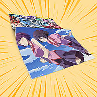 Зошит А5 48 арк. на скобі у клітинку 60 гр.м² Monogatari / Моногатарі 003