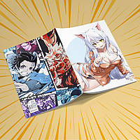 Зошит А5 48 арк. на скобі у клітинку 60 гр.м² Monogatari / Моногатарі 007