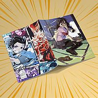 Зошит А5 48 арк. на скобі у клітинку 60 гр.м² Monogatari / Моногатарі 009