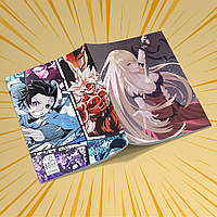 Зошит А5 48 арк. на скобі у клітинку 60 гр.м² Monogatari / Моногатарі 011