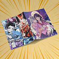 Зошит А5 48 арк. на скобі у клітинку 60 гр.м² Monogatari / Моногатарі 012