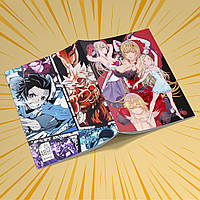 Зошит А5 48 арк. на скобі у клітинку 60 гр.м² Monogatari / Моногатарі 013