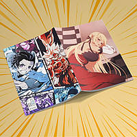 Зошит А5 48 арк. на скобі у клітинку 60 гр.м² Monogatari / Моногатарі 014