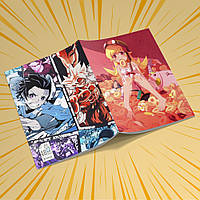 Зошит А5 48 арк. на скобі у клітинку 60 гр.м² Monogatari / Моногатарі 017