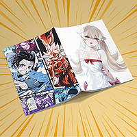 Зошит А5 48 арк. на скобі у клітинку 60 гр.м² Monogatari / Моногатарі 018