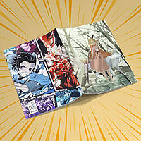 Зошит А5 48 арк. на скобі у клітинку 60 гр.м² Monogatari / Моногатарі 020