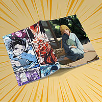 Зошит А5 48 арк. на скобі у клітинку 60 гр.м² Monogatari / Моногатарі 021