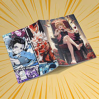 Зошит А5 48 арк. на скобі у клітинку 60 гр.м² Monogatari / Моногатарі 022