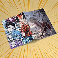 Зошит А5 48 арк. на скобі у клітинку 60 гр.м² Monogatari / Моногатарі 024