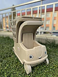 Дитячий автомобіль з кошиком\Візочок для продуктів з місцем для ляльки чи іграшки ЕКО, фото 7