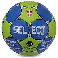 Мяч для гандбола SELECT HB-3655-3 цвет синий-зеленый hr