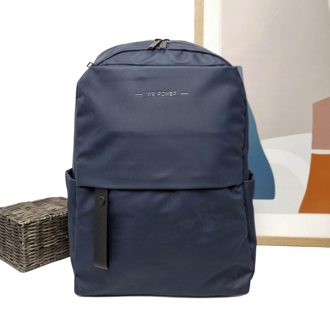 Рюкзак чоловічий нейлон синій Арт.1234 blue We Power (54), фото 1