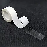 Самоклеючий двосторонній скотч силіконові наклейки пластир для фіксації одягу невидимі 3 метри, фото 3
