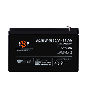 Акумулятор AGM LPM 12V - 12 Ah