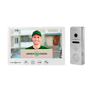 Комплект відеодомофону GreenVision GV-001-GV-057+GV-004