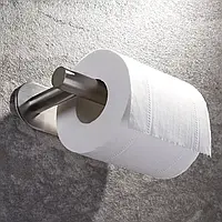Современный навесной держатель туалетной бумаги на самоклейке легкого монтажа Хром (60044)