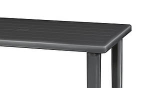 Стіл для саду пластиковий BICA Marshall, графіт, фото 2