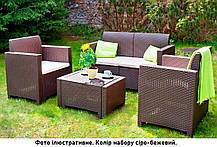 Набір садових меблів BICA Nebraska 2, сіро-бежевий, фото 5