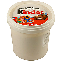 Шоколадная паста ореховая с какао Kinder 500г.