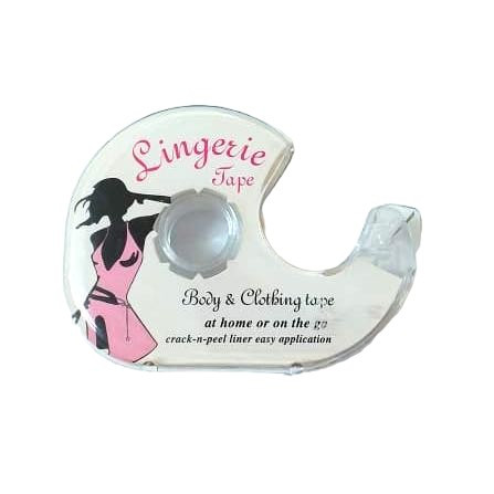 Самоклеючий двосторонній скотч силіконові наклейки пластир для фіксації одягу невидимі 3 метри, фото 1