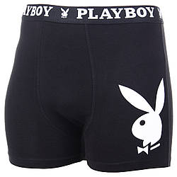 Труси-боксери Playboy Men's Underwear Classic 1-pack M black ANNYA-0102