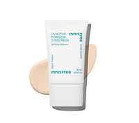 Сонцезахисний крем для обличчя з матувальним ефектом Innisfree UV Active Porelles Sunscreen SPF50+ PA++++ 50 мл