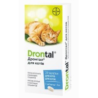 Дронтал для котів (1 таблетка), Bayer