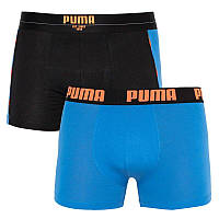 Трусы-боксеры Puma Statement Boxer 2-pack M black/blue 501006001-030
