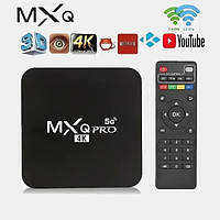 Приставка TV BOX MXQPRO 4K 5G (Android 13.0 2/16) Приставка для перегляду тв через інтернет