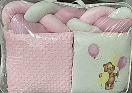 Дитяча постіль Ведмедик подушки +коса  6 елем.