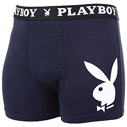 Труси-боксери Playboy Men's Underwear Classic 1-pack XL blue ANNYA-0309