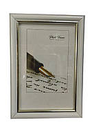 Фоторамка 10*15см Біла з срібним