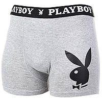 Трусы-боксеры Playboy Men's Underwear Classic 1-pack XL grey ANNYA-0203