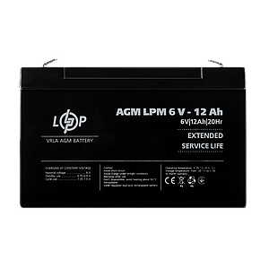 Акумулятор AGM LPM 6V - 12 Ah