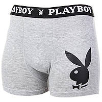 Трусы-боксеры Playboy Men's Underwear Classic 1-pack L grey ANNYA-0203