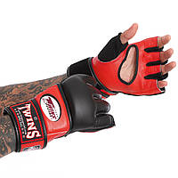 Перчатки для смешанных единоборств MMA TWINS GGL-4 L Черный-красный PS