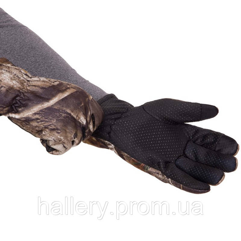 Перчатки для охоты и рыбалки с закрытыми пальцами Zelart BC-9235 размер L цвет камуфляж лес hr - фото 6 - id-p2180911090