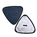 Насадка змінна для трикутної швабри з мікрофібри 2 шт для вологого прибирання підлоги моп з віджимом, фото 8