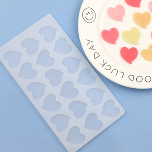 Силіконова форма для шоколаду "Сердечка"