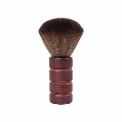 Щітка для змітання волосся Hots Professional Dark Brown, кругла з ніжним ворсом (HP51003)