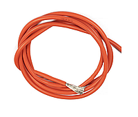 Кабель термостойкий, силиконовый, многожильный кабель 12 AWG (красный)