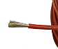 Кабель термостійкий, силіконовий, багатожильний кабель 12 AWG (червоний), фото 2