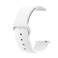Силіконовий ремінець BeCover для Samsung Galaxy Watch 46mm/Watch 3 45mm/Gear S3 Classic/Gear S3 Frontier White