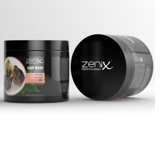 Маска для волосся з олією чорного часника Zenix, 500 мл