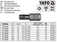 Насадка отвертки бита YATO Польща TORX 1/4" T40 l=25 мм YT-78147