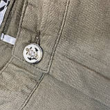 Шорти чоловічі тонкі великі бавовна стрейч 46 хакі, фото 3