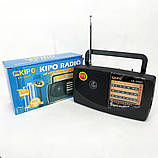 Всехвильовий радіоприймач KIPO KB-308AC, Радіоприймач з розширеним діапазоном простий IE-92, фото 6