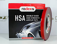 Піноакрилова двостороння клейка стрічка Radex HSA Tape 06 мм х 10 м