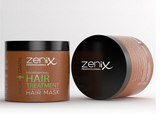 Професійна маска для волосся з арганою та кератином Zenix, 500 мл